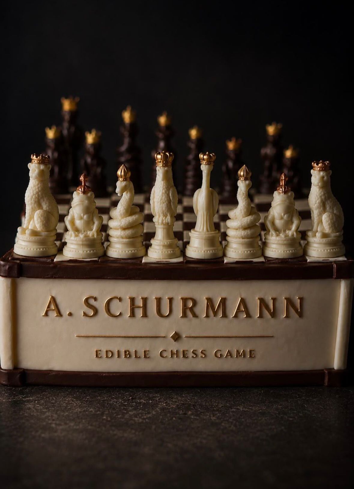 A. Schurmann edible chess game
