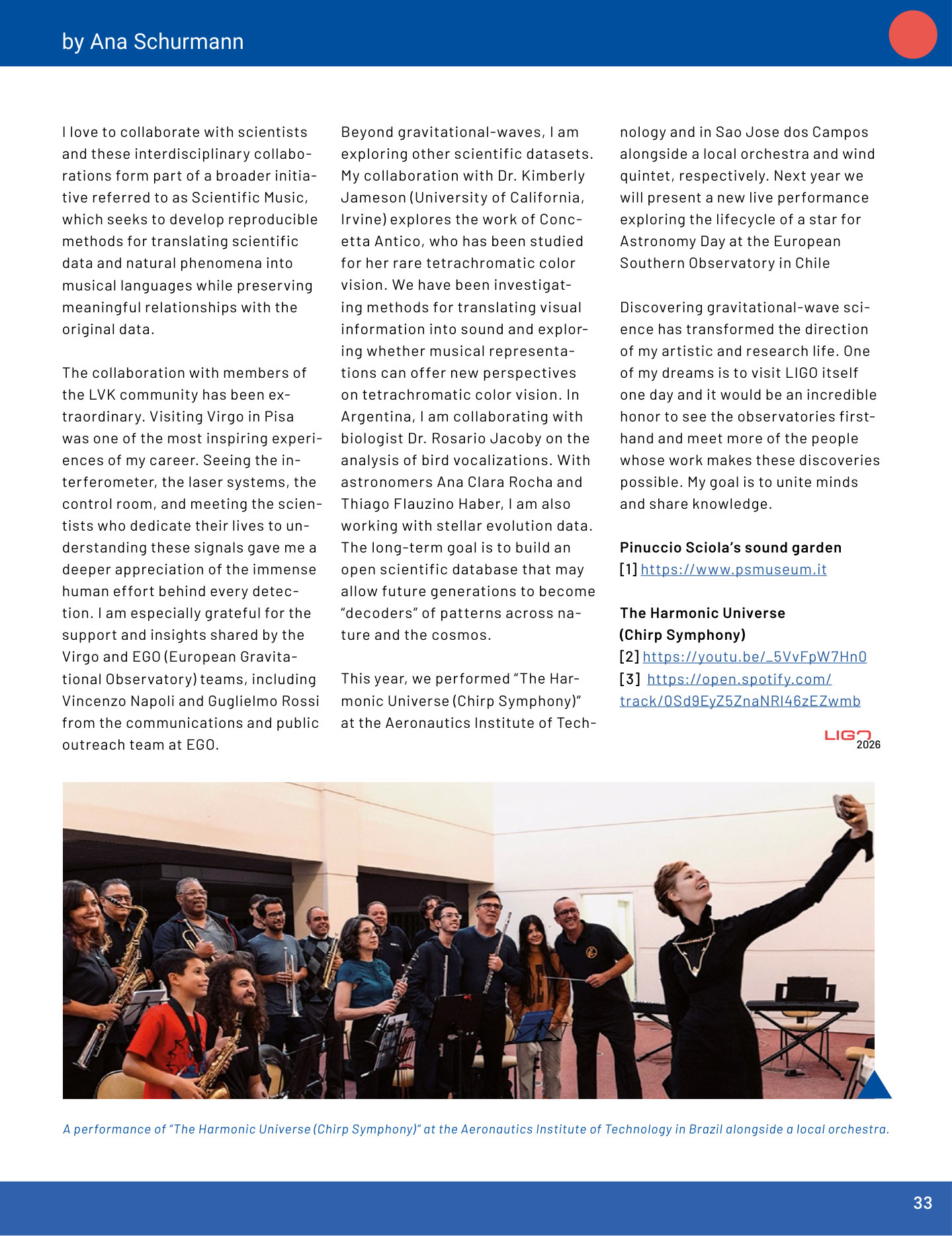 LIGO Magazine issue 29, page 33 — Gravitational Wave Symphony, continued